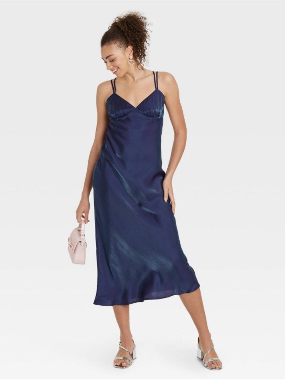 Wild Fable Iridescent Maxi Slip Dress